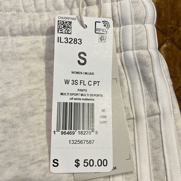 Adidas Essentials 3-Stripes Pocket Joggers | Small | *NWT* - Picture 5 of 8